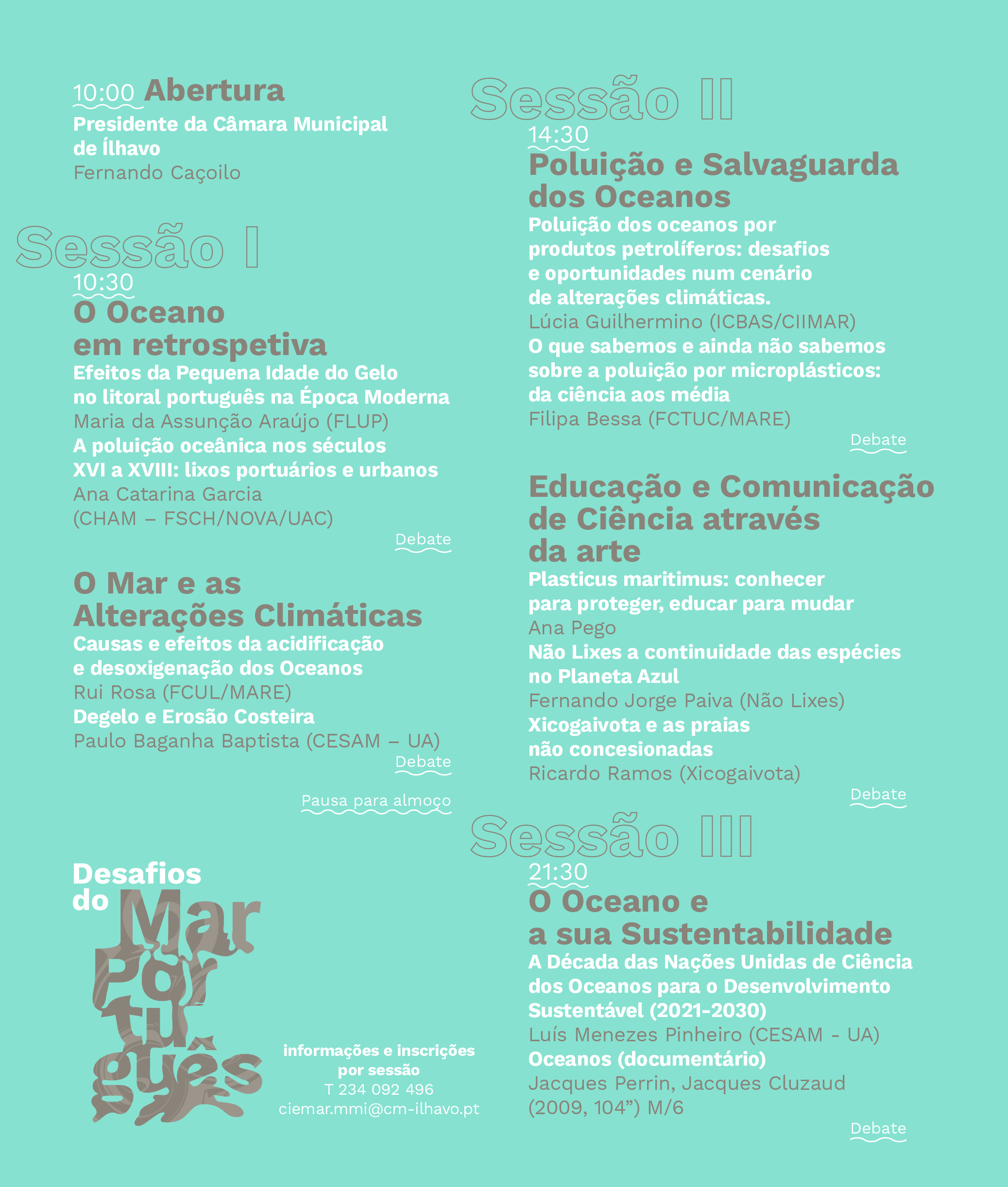 Programa Seminário Desafios Mar Português